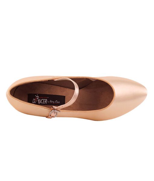 Very Fine Ladies’ Standard, Smooth, Wedding Dance Shoes CD5024M – Flesh Satin, 2.5” or 2.75” Heel | Flamingo Sportswear