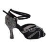 Very Fine Ladies Latin, Rhythm, Salsa Dance Shoes - Crystal Collection S1005CC | Flamingo Sportswear