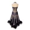 Black Latin Dance Dress: Shine on the Dance Floor with Flamingo Sportswear - Flamingo Sportswear