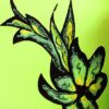 Design your own Leotard! Gymnastics - Ice Skating Leotard Template - Green Flower - Flamingo Sportswear