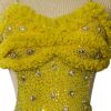 Canary Ballroom Gown | Vibrant Yellow Latin Competition Dress