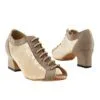 Very Fine Dance Shoes - 1643 - Brown Nubuck-47 Mesh size 10 - 2-inch heel|