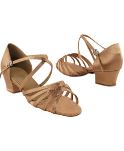 Very Fine Dance Shoes - 1670C - Brown Satin  1.5-inch Heel size 10 - 1.5-inch heel|||