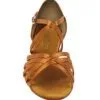 Very Fine Dance Shoes for Girls - Classic 1670CG in Dark Tan Satin | Flamingo Sportswear