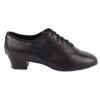 Very Fine Dance Shoes for Men - 2302 - Black Leather - 1.5-inch Heel - Flamingo Sportswear