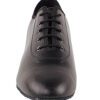 Very Fine Dance Shoes for Men - 2302 - Black Leather - 1.5-inch Heel - Flamingo Sportswear