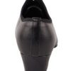 Very Fine Dance Shoes for Men - 2302 - Black Leather - 1.5-inch Heel - Flamingo Sportswear
