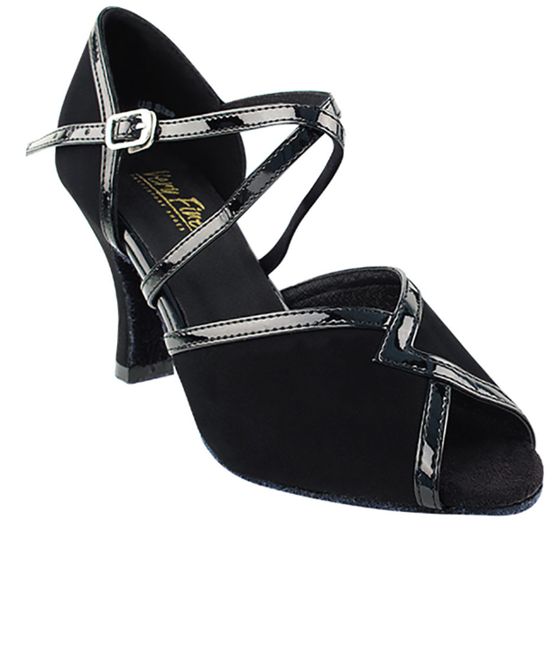 Black Nubuck-Black PatentTrim