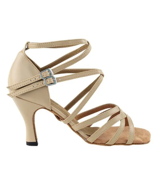 Very Fine Dance Shoes - 5008 - Tan Leather | Flamingo Sportswear
