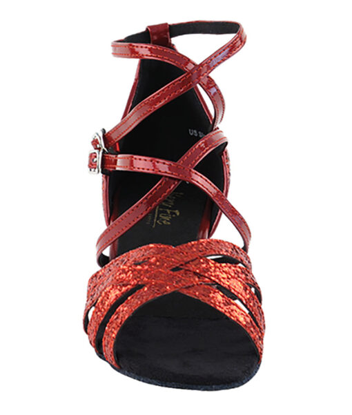 Very Fine Ladies Practice, Cuban Low Heel Dance Shoes - Classic Series 5008M - Flamingo Sportswear