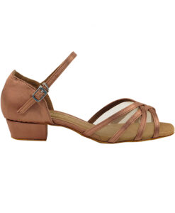 Cuban Low Heel Dance Shoes - Classic Series Flat Heel Edition 6027FT|||