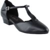 Very Fine Ladies Practice Dance Shoes - Classic Series Flat Heel Edition 6819FT with 1-inch Heel