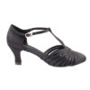 Very Fine Dance Shoes - 6829 - Black Satin - Flamingo Sportswear