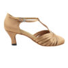 Very Fine Dance Shoes - 6829 - Brown Satin - Flamingo Sportswear