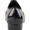 Very Fine Dance Shoes - 916102 - Black Patent-Black Leather - Flamingo Sportswear