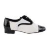 Very Fine Dance Shoes - 916102 - Black Patent-White Leather - Flamingo Sportswear
