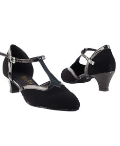 Very Fine Dance Shoes - 9627 - Black Nubuck-Black Trim  1.3-inch Heel size 10 - 1.3-inch heel|||