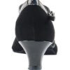 Very Fine Dance Shoes - 9627 - Black Nubuck-Black Trim 1.3-inch Heel - Flamingo Sportswear