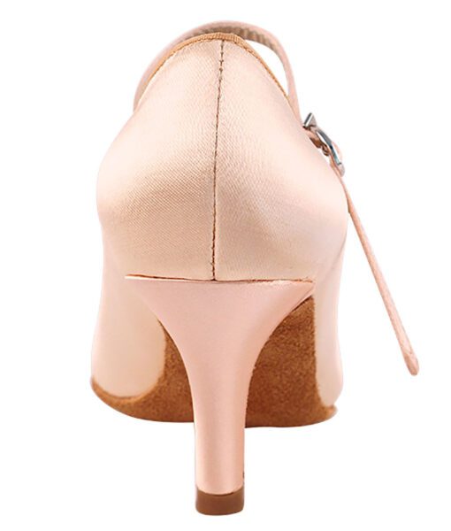Very Fine Ladies’ Standard, Smooth, Wedding Dance Shoes CD5024M – Flesh Satin, 2.5” or 2.75” Heel | Flamingo Sportswear