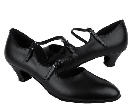 Very Fine Ladies Practice, Cuban Low Heel Dance Shoes - Party Party Series PP201 - Flamingo Sportswear