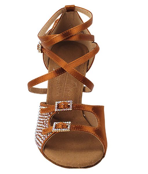 Very Fine Ladies Latin, Rhythm, Salsa Dance Shoes - Crystal Collection S1004CC - Flamingo Sportswear
