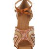Very Fine Ladies Latin, Rhythm, Salsa Dance Shoes - Crystal Collection S1005CC - Flamingo Sportswear