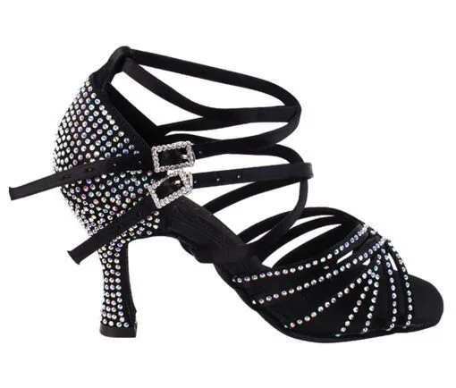 Salsa Dance Shoes - Crystal Collection S1006CC|||