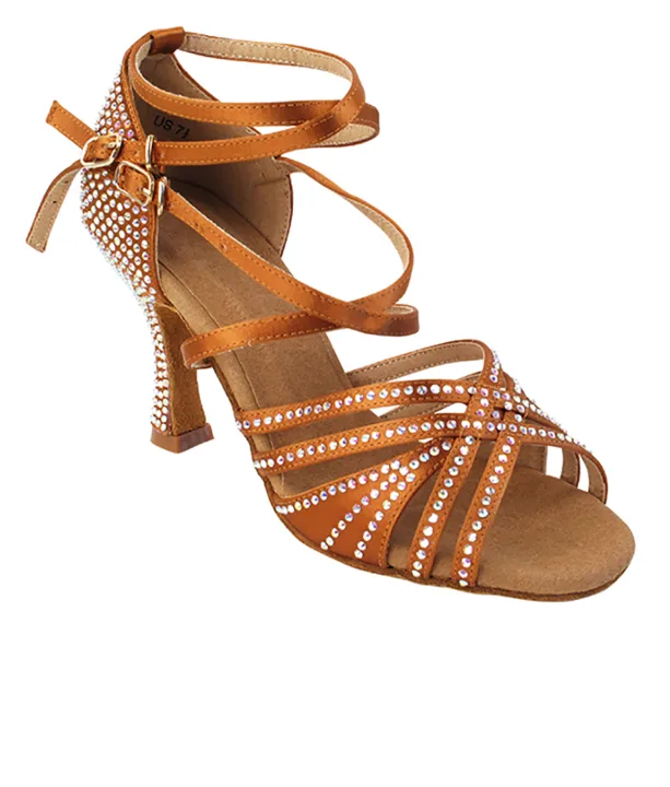 Copper Tan Satin