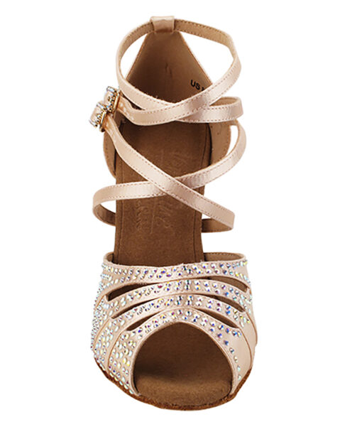 Very Fine Ladies Latin, Rhythm, Salsa Dance Shoes - Crystal Collection S1007CC - Flamingo Sportswear