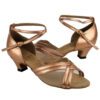Very Fine Ladies Practice, Cuban Low Heel Dance Shoes - Signature Series S9204 - Flamingo Sportswear