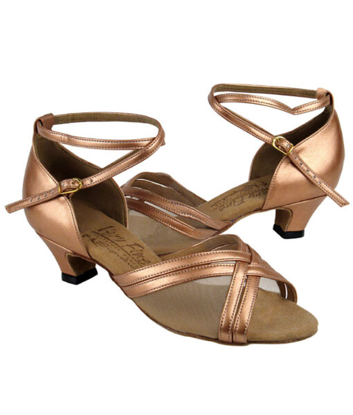 Very Fine Ladies Practice, Cuban Low Heel Dance Shoes - Signature Series S9204 - Flamingo Sportswear