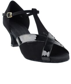 Very Fine Ladies Black Ballroom Shoes - Signature Series S9275
