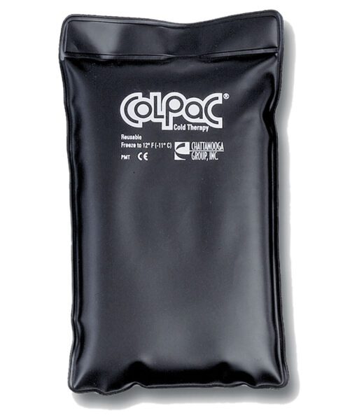 Colpac Heavy-Duty Black Reuseurethane Cold Pack, Halfsize, 6.5" X 11"