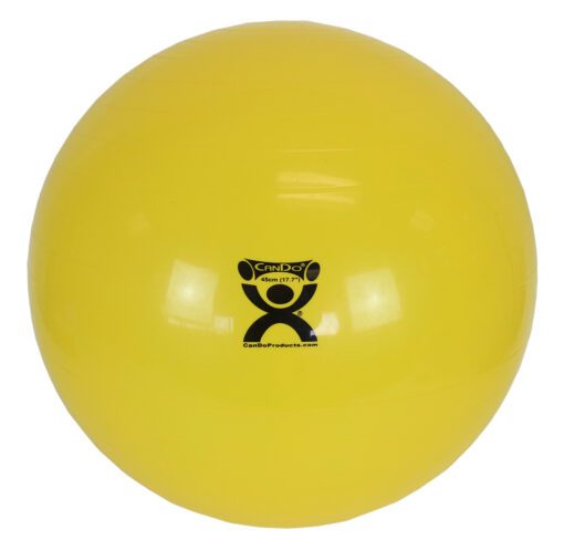 Elevate Your Workout with the CanDo Inflatable Exercise Ball in Yellow - 18" (45 cm)