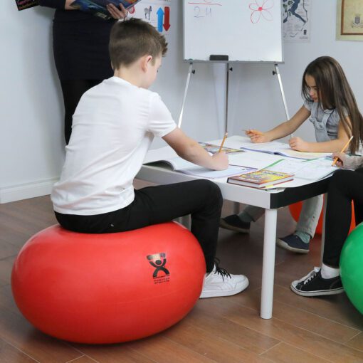 CanDo 30" Red Inflatable Donut Ball – Versatile for Balance, Core & Fitness! | Flamingo Sportswear