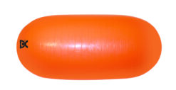 CanDo Inflatable Exercise Straight Roll in Orange - 20" Dia x 43" L