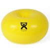 CanDo Donut Ball for Exercise, Stability, and Balance Training - Yellow