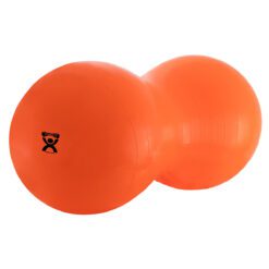 Cando Inflatable Exercise Saddle Roll in Orange - 20" Dia x 39" L