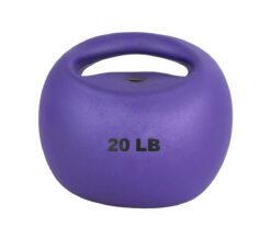 Enhance Your Workout with the Cando One Handle Medicine Ball 20 lb Purple
