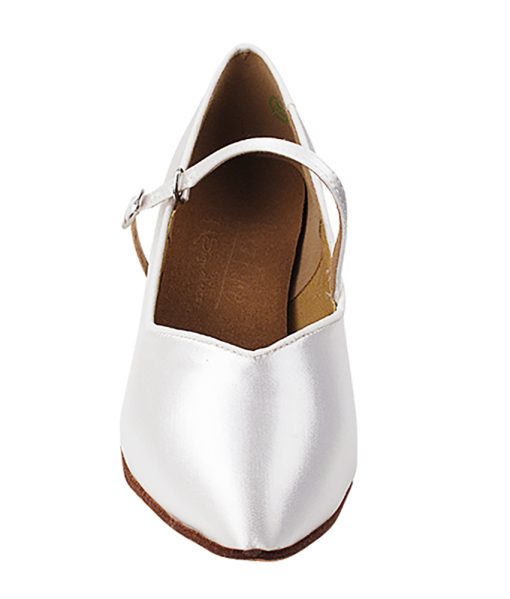 Very Fine Ladies' Ballroom Dance Shoes S9138 – White Satin, 2” Heel | Flamingo Sportswear