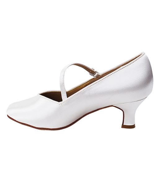 Very Fine Ladies' Ballroom Dance Shoes S9138 – White Satin, 2” Heel | Flamingo Sportswear