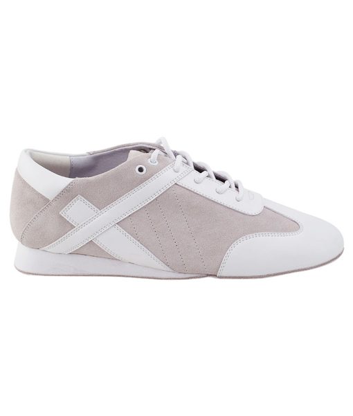 Very Fine Men's Practice Dance Shoes SERO106BBX – White, 0.5” Heel | Flamingo Sportswear
