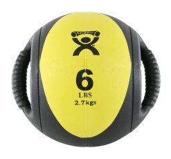 CanDo Dual-Handle Medicine Ball – 9" Diameter for Core & Strength Training!