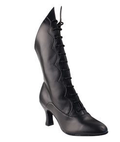 Very Fine Ladies SERACanCan Black Dance Boots - 2.5-inch Heel